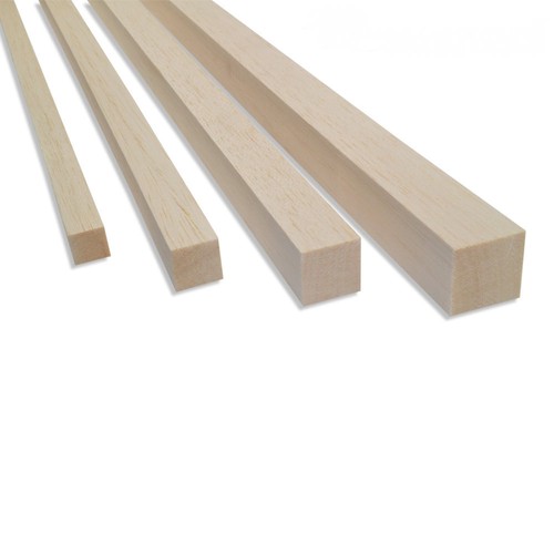 Balsa vierkant kantholz länge - vierkant,