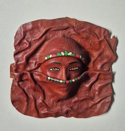 Handgefertigte ledermaske - handgefertigte,