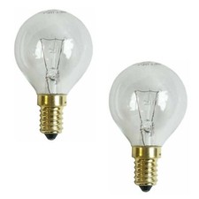 Backofenlampe E14 300° 40W Klar Tropfenform 2 Stück Backofen Lampe Ofenlampe