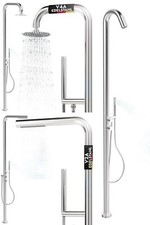 Edelstahl Gartendusche Sauna