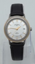 Belmond Damenuhr,Titanuhr,Datumsanzeige,Lederband,die Uhr läuft