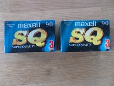 6 Stück Musikkassetten MAXELL 90 SQ Leerkassetten unbenutzt / unbespielt