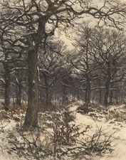 Aquarell landschaft winter - landschaft,