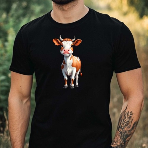 Herren shirt kuh - kuh, motiv