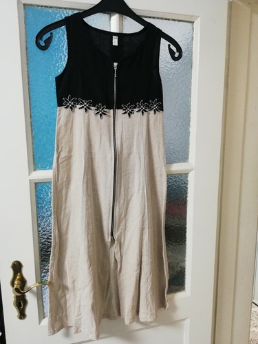 Mädchen leinen kleid - leinen, gr