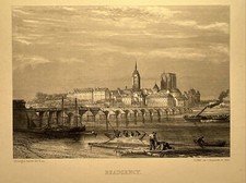 Beaugency France 1851 Antique