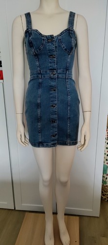 Jeanskleid latzkleid - h&m,