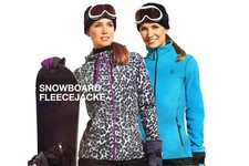 Damen Snowboardjacke Fleecejacke Wintersport Jacke Skijacke Fleece 32 - 42 NEU
