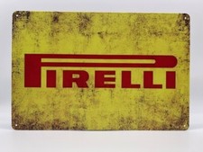 Blechschild pirelli 20x30cm - blechschild,
