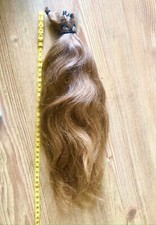 Echthaar Zopf Schnitthaar 140g blond unbehandelt Haarverlängerung Extensions