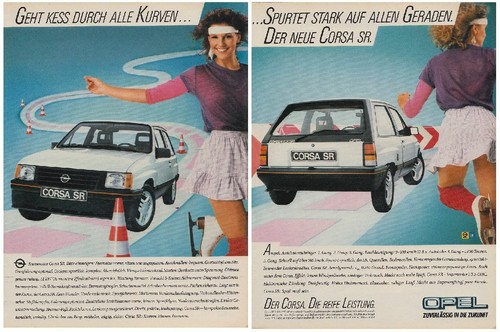 Opel corsa reklame - corsa, sr