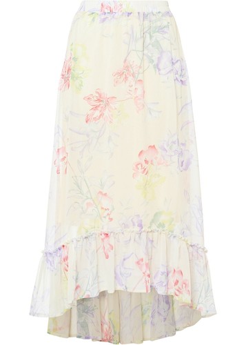 Neu langer chiffon volantsrock - langer,