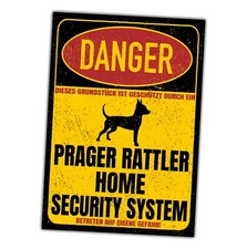 Prager Rattler Schild Danger