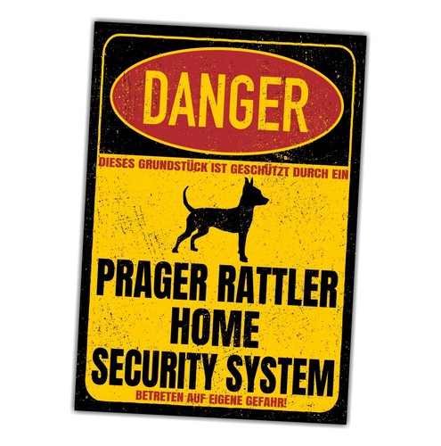 Prager rattler schild danger - prager,