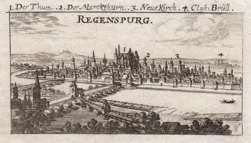 Regensburg gesamtansicht - regensburg,