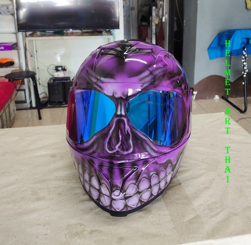 Custom airbrush motorradhelm - airbrush,