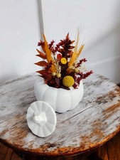 Herbstdeko Trockenblumen | Gesteck Herbst