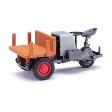Dumper Dreikantfeile Picco 1 mit Holzpritsche Modell von Busch 1:87