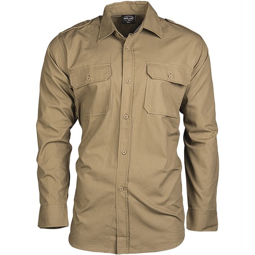 Mil tec feldhemd coyote - coyote, beige