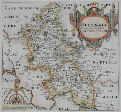 Original 1637 antike karte - antike,