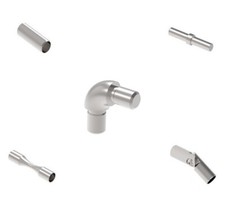 Edelstahl Stabverbinder