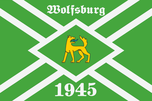 Fahne flagge wolfsburg 1945 - flagge,