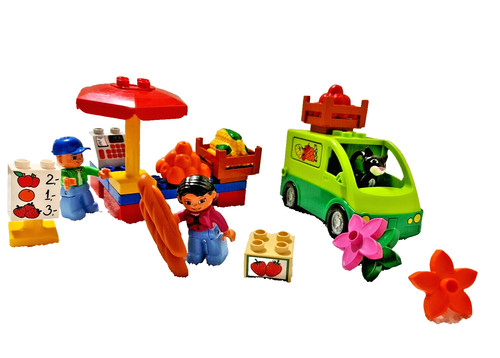 Lego duplo marktstand - lego, (5683)