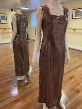 Damen Abendkleid Größe 38 Pailletten Kleid mit Bolero Cocktailkleid Unikat