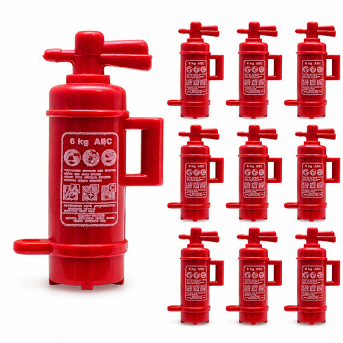 10x playmobil feuerlöscher - playmobil,