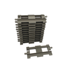 Lego® Duplo Eisenbahn Schienen 12 TRAIN DUNKELGRAU Gerade KURZ STRAIGHT TRACK ZU