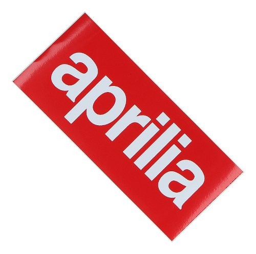 Aprilia aufkleber rot 60x130 - aprilia, aufkleber,
