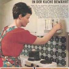 Ü655 WERBUNG AUS EINER DDR ZEITSCHRIFT - IKA ELECTRICA REGELBÜGELEISEN RÜHRGERÄT