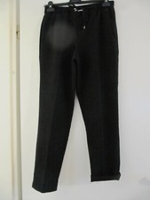 Wie neu! Lässige Boyfriend Hose von Promod Gr. 36 schwarz Kordeldurchzug Taschen