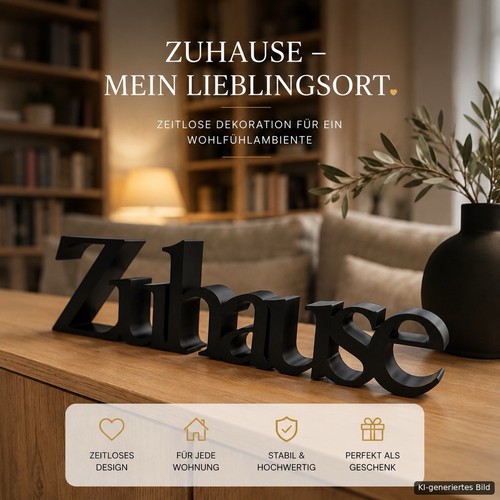 Schriftzug deko aufsteller - deko,