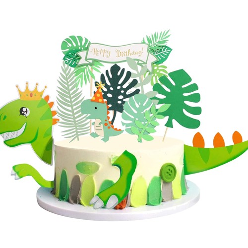 Dino tortendeko 8pcs - tortendeko,