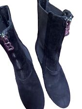 BOGNER STIEFELETTE, Gr. 38 Nabuk, kaum getragen  !LETZTE  CHANCE!