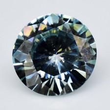 Hellblau Grün 2,85 Ct Moissanit 9 MM Rund Ausgezeichnete Qualität Loser...