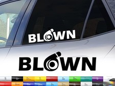 Blown Sticker 2x Aufkleber