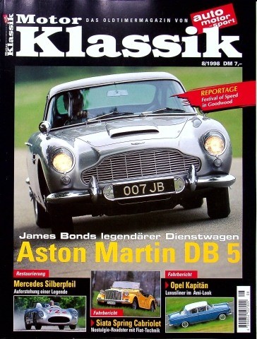 Motor klassik 1998 - 08/1998,