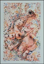 SALVADOR DALI * Mandola player