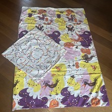 IKEA Kinder Vögel  bunt weiß Bettwäsche 140x200 ,80x80 ikea