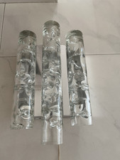 MURANO-Glas-Röhren Zylinder DORIA Lampe  Wandlampe  Mid Century  60er