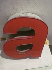 großer Metall Alu Buchstabe "