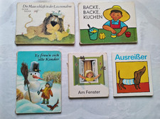5 DDR Pappbilderbücher, 80er