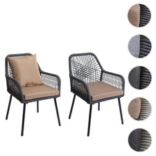 2er-Set Gartenstuhl HWC-O12