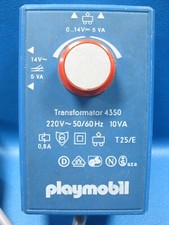 Trafo 4350 Guter Zustand Playmobil Eisenbahn Spur G Schienen Gleise #1