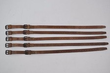 5x Riemen, Rödelriemen, Lederriemen, Packriemen,Gürtel Echtleder mit 2 Schnalle