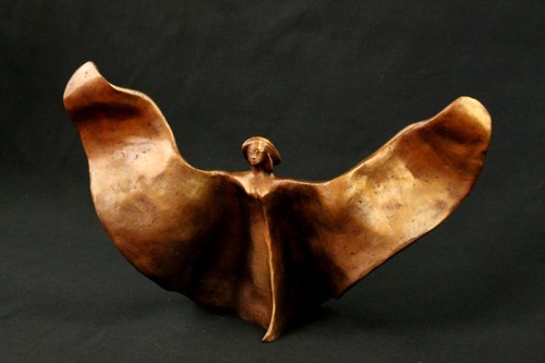 Engel bronze skulptur - bronze,
