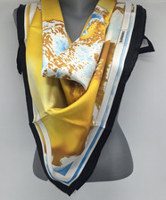 Burberry Seidentuch, Bambi Motiv, originelle Farbkombination, neu