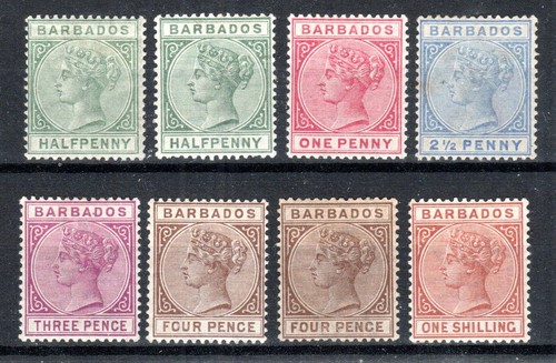 Barbados 1882 königin - barbados, 1882-86